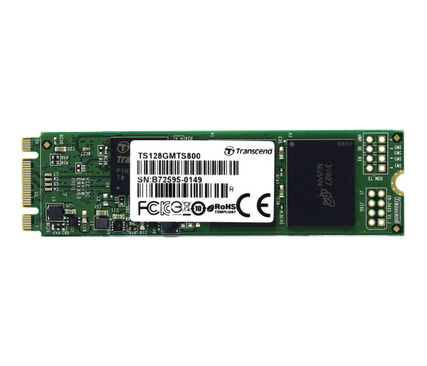 Transcend 128GB M.2 SATA SSD MTS800 - 250396 - zdjęcie
